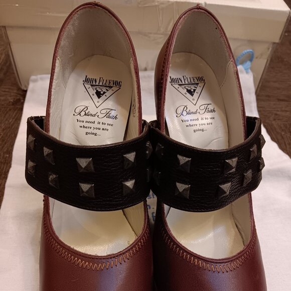 New in Box John Fluevog Blind Faith Kelly Mary Jane heels size 6.5 - Picture 6 of 8